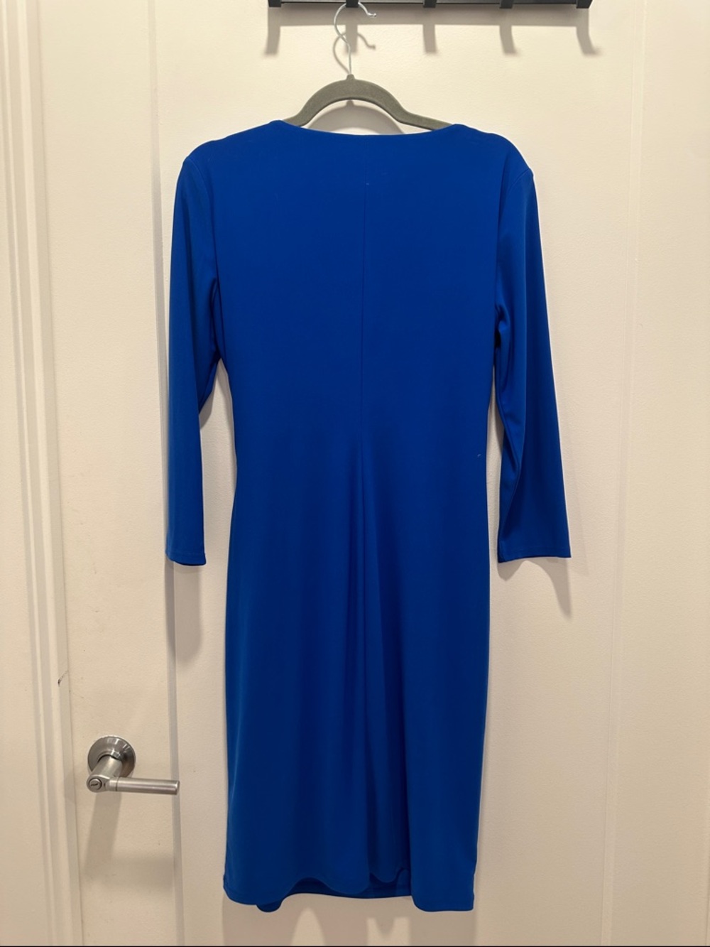 Ralph Lauren 3/4th Sleeve Ruched Dress Size 10 - Picture 3 of 7